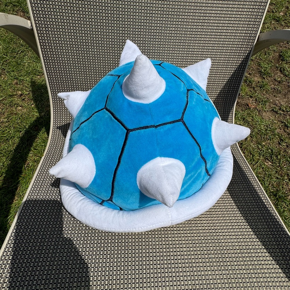 Club Mocchi Nintendo Super Mario Kart 15" Plush - Blue Spiny Shell